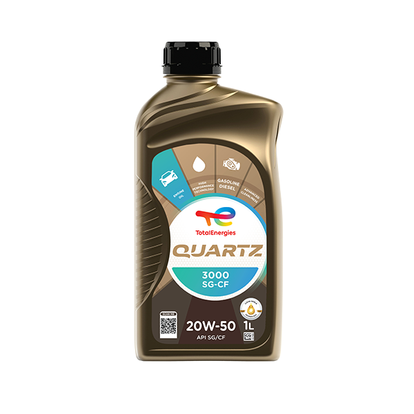 Total QUARTZ 3000 Motor Oil 20W50 (1L)